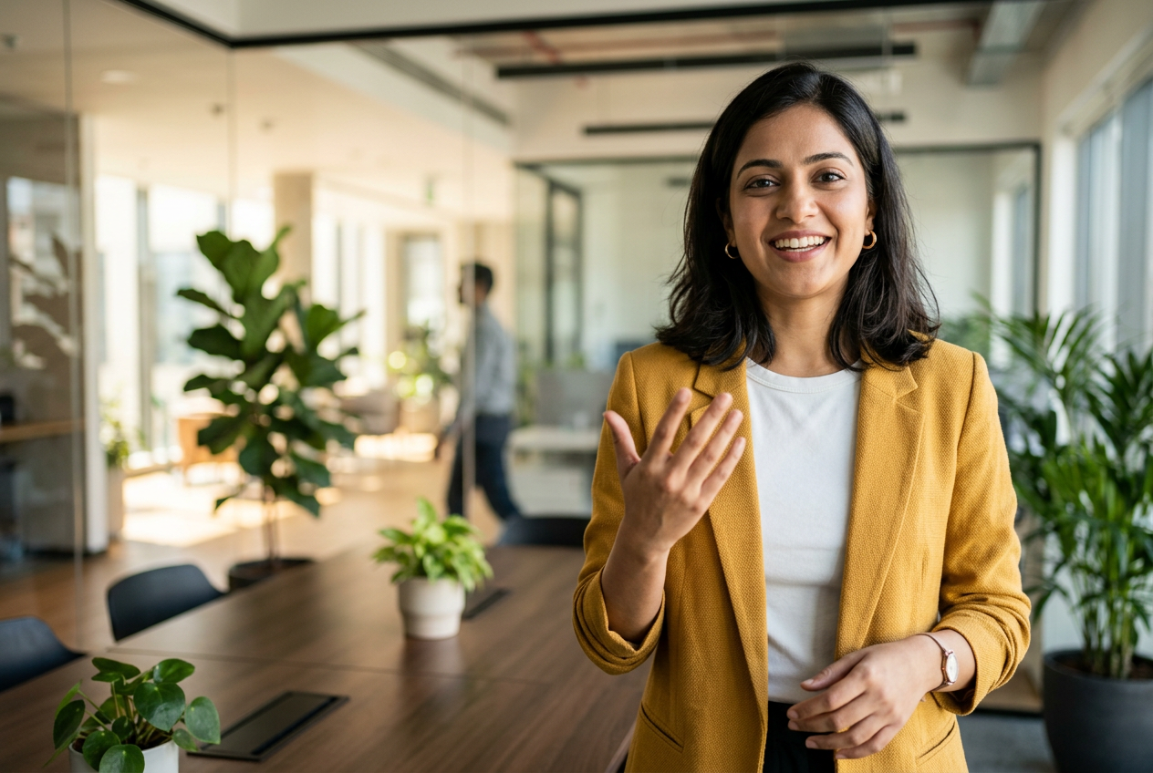 Nisha Agarwal, English trainer