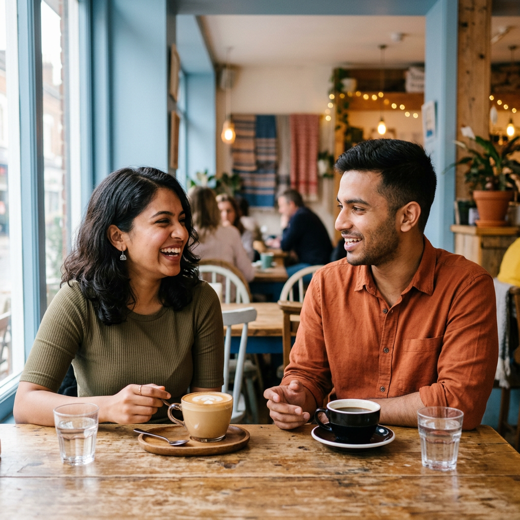 Learners building confidence through a conversation